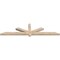 Ekena Millwork Kennewick Smooth Timber Gable Bracket, Douglas Fir, 84"W x 21"H x 3 1/2"D x 3 1/2"F, 6/12 Pitch GBW084X21X0404KEN00SDF - alternate 4